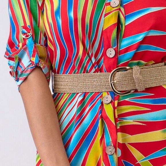 Tropical Peek-a-Boo Dress - Picture 2 of 7